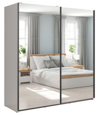 Ormar s kliznim zrcalnim vratima Tetrix 183 cm - kašmir