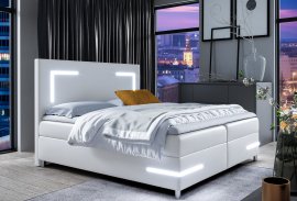 Meble Gruška - Boxspring krevet Delos LED - 140x200 cm