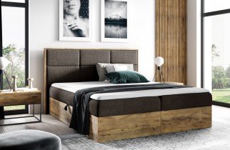 Meble Gruška - Boxspring krevet Wood2 - 160x200 cm