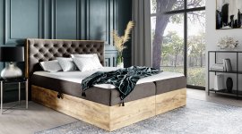 Meble Gruška - Boxspring krevet Wood3 - 180x200 cm