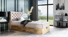Boxspring krevet Wood-3 mini - 90x200 cm