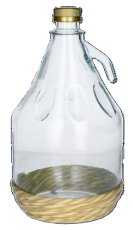 Demižon 3 l u opletu + poklopac - DAM30Z