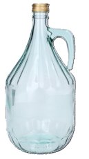 Demižon 3 l bez opleta + poklopac