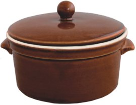 Keramička posuda od 0,5 L s poklopcem za med - RUI3095