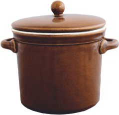 Keramički lonac 1L s poklopcem - RUI3132