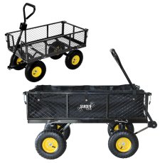 Višenamjenska vrtna kolica crna - WOZ6858