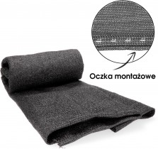 Chomik - Zaštitna mreža za ogradu 1,5x50m - siva - AGO0890