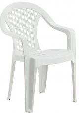 Vrtna stolica - bijela - CT010-W