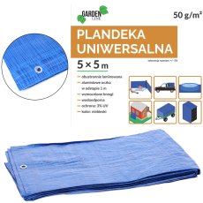 Cerada 4x5 m - plava - DEK4119