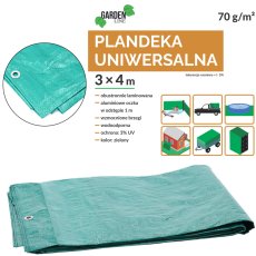 Cerada 3×4 m - zelena - DEK4133