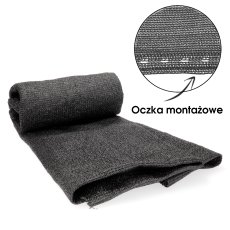 Zaštitna mreža za ogradu 1,2x25m - siva - AGO5665