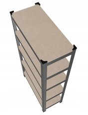 Chomik - Metalni regal s 5 polica - GWI5870