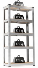 Chomik - Metalni regal s 5 polica - GWI5870