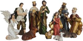 Komplet 11 božićnih figura, 21 cm - GOT6777