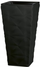 Visoka posuda za cvijeće Diva 40x40 - crna - FOM5879