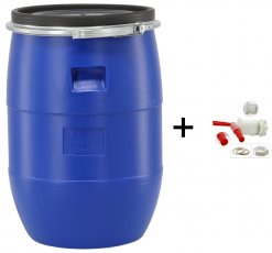 Bačva sa zateznim zatvaračem i pipom 60L - BEC60LKPL