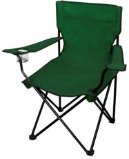 Sklopiva kamperska stolica - zelena - LEZ7167