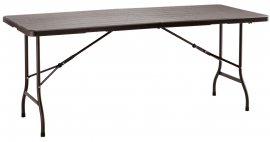 Sklopiv stol za kampiranje 180 cm - smeđa - ZUM0988
