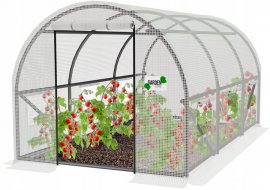 Vrtni plastenik 3x2m - bijela - TUN5569