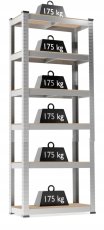 Chomik - Metalni regal - 6 polica 222cm - GWI0612