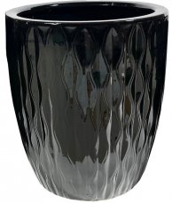 Vrtna ukrasna tegla 32cm - crna - ELI2449