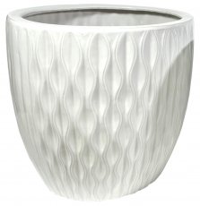 Vrtna ukrasna tegla 39cm - bijela - ELI2401