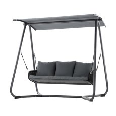 Vrtna ljuljačka 180 cm - antracit - KRE3149