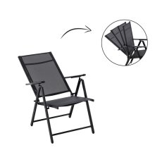 Vrtna stolica - crna - TIH3484