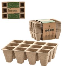 Komplet 10 komada tresetnih lončića 15,5×11,5×5 cm - EDA8488