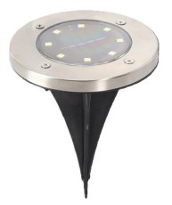 Komplet 4 srebrne podne solarne svjetiljke - SOL6655