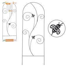 Vrtna potpora za biljke 60x167 cm - crna - PERG-N1916