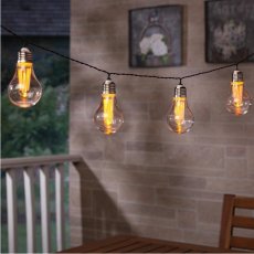 Solarna vrtna girlanda 2 + 1,8 m 10 LED - toplo bijela - SOL3606