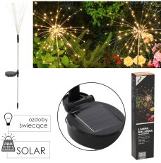 Solarna svjetiljka 90 cm 150 LED - toplo bijela - SOL3798