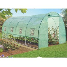 Vrtni staklenik 4.5x2x2 m - zelen - TUN3927
