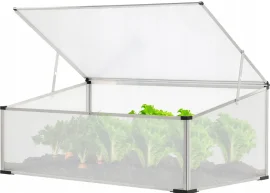 Plastenik / sadilica 100 x 60 x 30/40 cm od polikarbonata