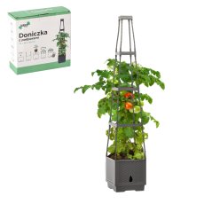 Vrtna posuda s potpornjima 26x26x126 cm - PLO7666