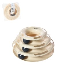 Igračka za mačku toranj s lopticama 25x13 cm - PET9776