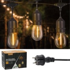 Vrtna girlanda 3+17 m Filame 20 LED - toplo bijela - SOL1250