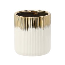 Keramička navlaka za šalicu - zlatno-bijela - ELI3352