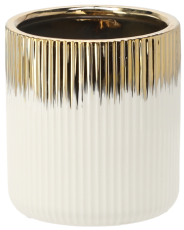 Keramička navlaka za šalicu - zlatno-bijela - ELI3352