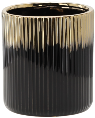 Keramička ukrasna posuda - zlatno-crna - ELI3376
