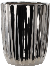 Keramička ukrasna posuda - srebrna - ELI3444