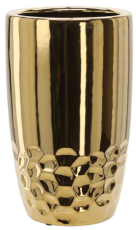 Keramička ukrasna posuda 38 cm - zlatna - ELI3505