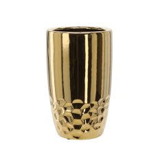 Keramička ukrasna posuda 38 cm - zlatna - ELI3505