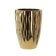 Keramička ukrasna posuda 37 cm - zlatni sjaj - ELI3574