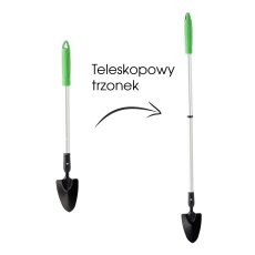 Vrtna lopata s teleskopskom drškom 71-106 cm - WAN6766