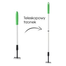 Grablje s teleskopskom drškom 66,5-99 cm - WAN6797