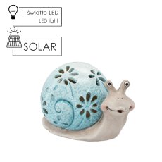 Vrtna figurica Plavi puž s LED, pakiranje 2 komada - GOT9002