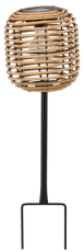 Solarna svjetiljka 53 cm - smeđa - LAP0190