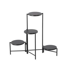 Stalak za cvijeće/biljke 4-razinski - crni - GOM1371